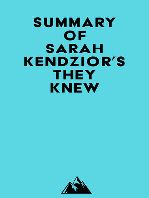 cover image of Summary of Sarah Kendzior's They Knew